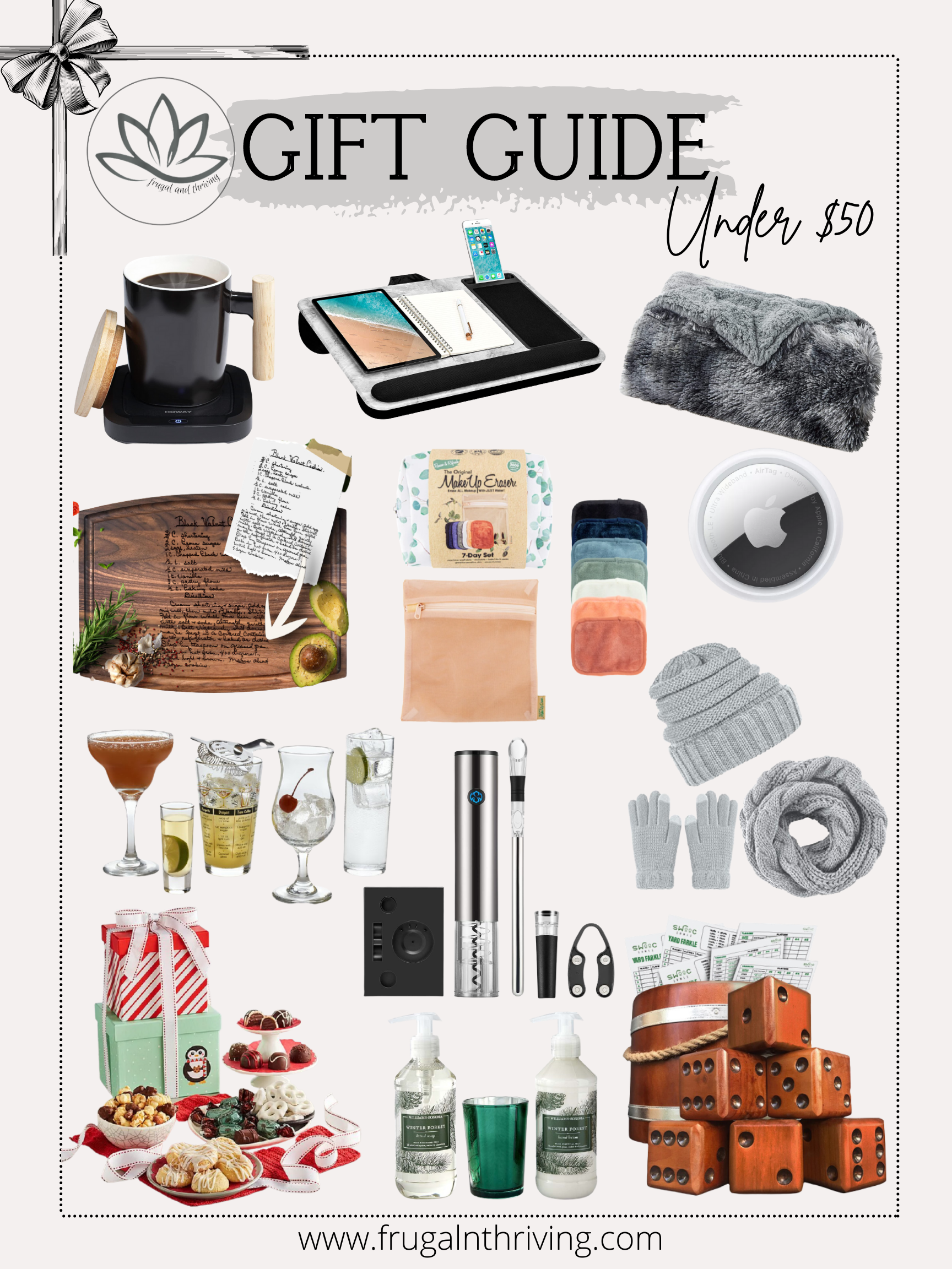 Holiday 2021 Gift Guide Under $50 | Frugal And Thriving