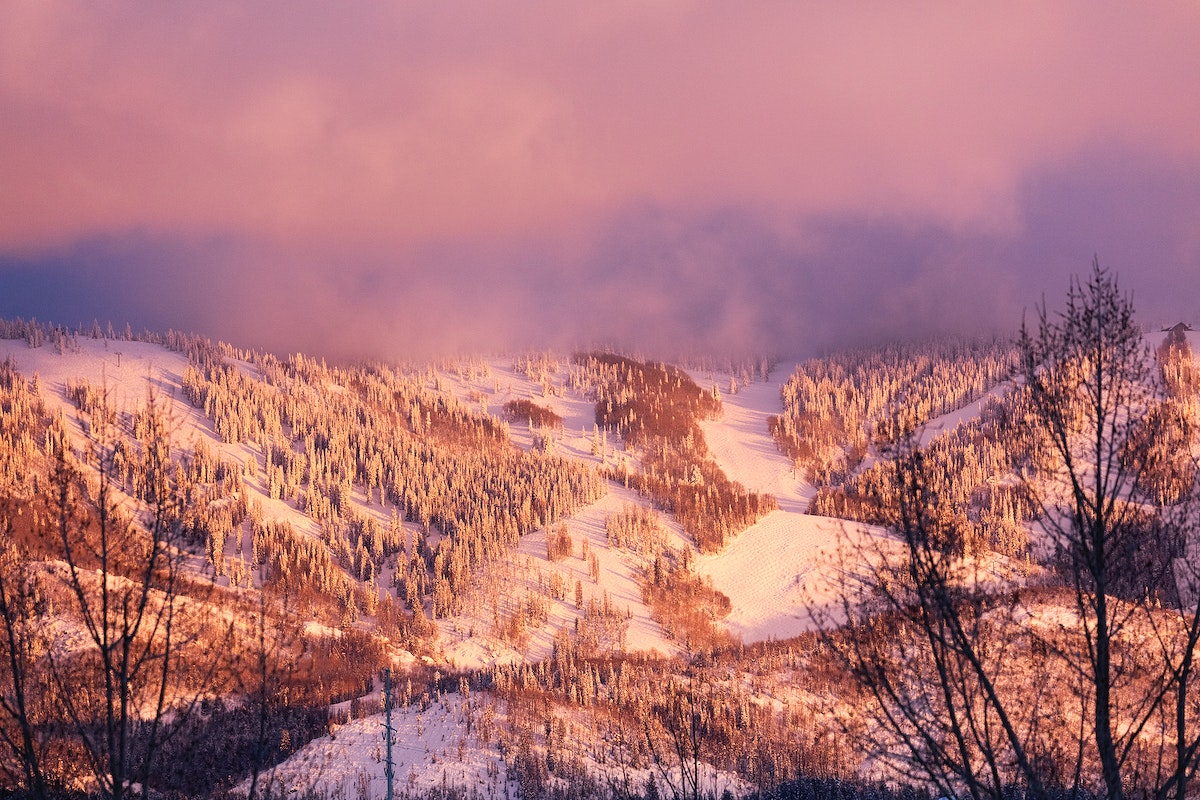 Fog adds to the winter chill above and surrounding Steamboat Springs, Colorado - Original image from Carol M. Highsmith’s America, Library of Congress collection. Digitally enhanced by rawpixel.